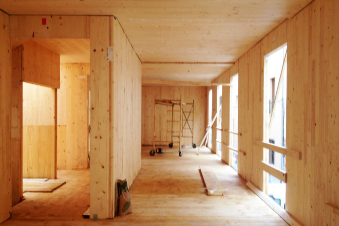 Edificio de calle Cuenca en obras / Bonsai Arquitectos